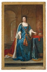 Retrato de la reina Ana (1665-1714) de Godfrey (studio of) Kneller