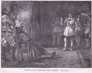 Entrevista del Corneta Joyce con Carlos I en 1647