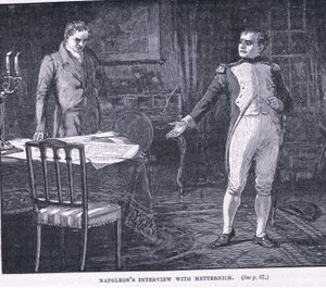 Entrevista de Napoleón con Metternich de Godfrey C. Hindley