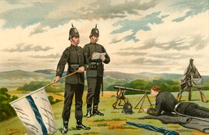 Los Rifles Victoria del 1er Middlesex - Voluntarios, 1890 de Godfrey Douglas Giles