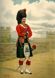El 42º - Los Black Watch Royal Highlanders, 1890 de Godfrey Douglas Giles