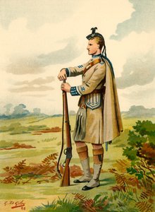 Los Escoceses de Londres - Voluntarios, 1890 de Godfrey Douglas Giles