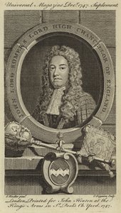 John Lord Somers, Lord Alto Canciller de Inglaterra de Godfrey Kneller