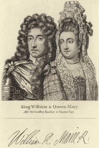 Rey Guillermo y Reina María de Godfrey Kneller