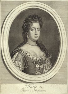 Retrato de la Reina María II de Inglaterra, Escocia e Irlanda de Godfrey Kneller