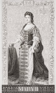 Reina María II (1662-94) de `Ilustraciones de la historia inglesa y escocesa