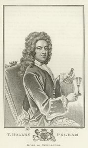 Thomas Holles Pelham, duque de Newcastle de Godfrey Kneller
