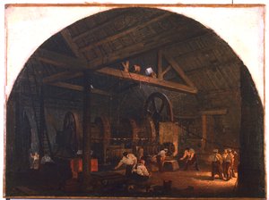La fragua de inclinación, c. 1845-1866 de Godfrey Sykes