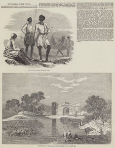 Husyn-Abdal, en el Punjab de Godfrey Thomas Vigne