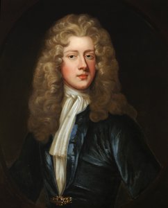 Retrato de un caballero de Godfrey circle of Kneller