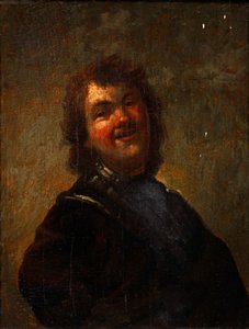 Rembrandt riendo de Godfried Cornelisz Schalcken