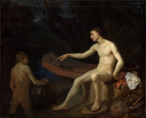 Las dos bañistas de Godfried Schalcken