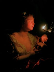 María Magdalena llorando de Godfried Schalcken