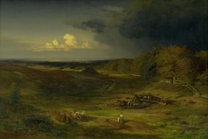 Paisaje cerca del castillo de Frederiksborg
