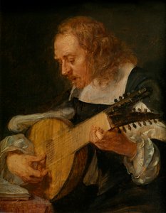 Audición (óleo sobre panel) de Gonzales Coques