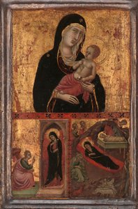 Madonna y el Niño con la Anunciación y la Natividad, ca. 1310-15 de Goodhart Master
