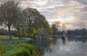 El río Great Ouse al atardecer de Gordon Fraser