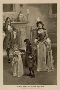 Ilustración para La Historia de Henry Esmond de Thackeray de Gordon Frederick (after) Browne