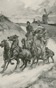Una diligencia en tiempos antiguos de Gordon Frederick Browne
