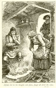 Alfred quemando los pasteles de Gordon Frederick Browne