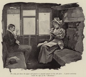 Ilustración para Just a Short Story, por Arthur Hughes de Gordon Frederick Browne