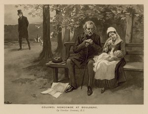 Ilustración para Los Newcomes de Thackeray
