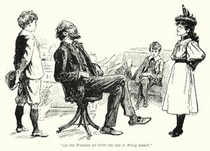 Ilustración para La Historia de los Buscadores de Tesoros de E Nesbit de Gordon Frederick Browne