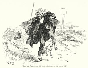 Ilustración para La Historia de los Buscadores de Tesoros de E. Nesbit de Gordon Frederick Browne