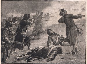 El asalto de Montgomery a la ciudad baja, Quebec AD 1775 de Gordon Frederick Browne