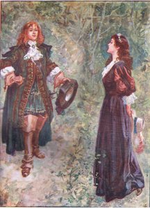 "¿Ahora soy de tu agrado, primo?", de Lorna Doone pub. por W & R Chambers Ltd, 1921 de Gordon Frederick Browne