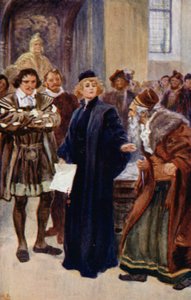 "Espera un poco, judío," dijo Portia de Gordon Frederick Browne