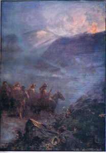 El camino de guerra de los Doones, de Lorna Doone publicado por W & R Chambers Ltd, 1921 de Gordon Frederick Browne