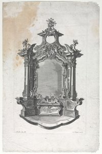 Model for Altar for Woodcarvers de Gottfried Bernhard Götz