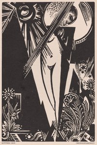 Sin título (Niña con Ave del Paraíso) de Gottfried Graf