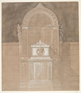 Monumento funerario del barón C. F. von Rumohr 1845