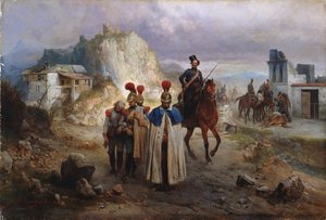 Los hombres franceses cautivos en 1814, 1885