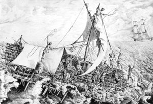 Balsa de la Medusa 15 de julio de Gottfried or Godefroy Engelmann