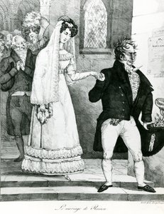 El matrimonio de conveniencia de Gottfried or Godefroy Engelmann