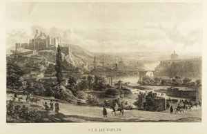 Vista de Tiflis, 1830s de Gottfried or Godefroy Engelmann