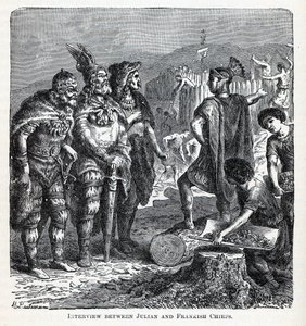 Entrevista entre Juliano y los jefes francos, 1882