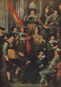 La Compañía de la Guardia Cívica de Ámsterdam...en 1645, 1914 de Govaert Flinck