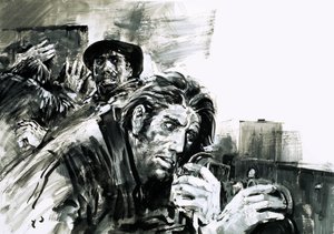Un grito de socorro del levantamiento húngaro (gouache sobre papel)