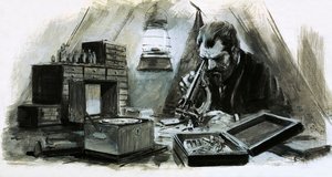 Alexander Humboldt fue un explorador de considerable fortuna (gouache sobre papel)