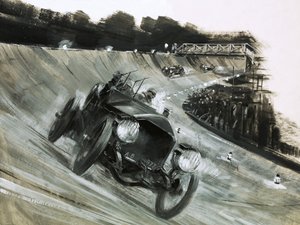 Carrera de coches sin identificar