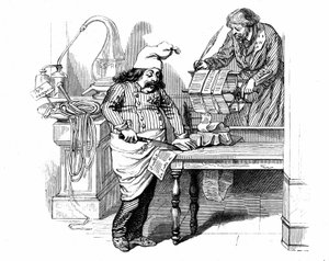 Ilustración para la novela "Un Autre Monde" de Henri Fournier de Grandville (1803 47)