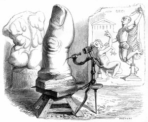 Ilustración para la novela "Un Autre Monde" de Henri Fournier