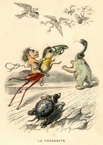 Ilustración para la novela "Un Autre Monde" de Henri Fournier