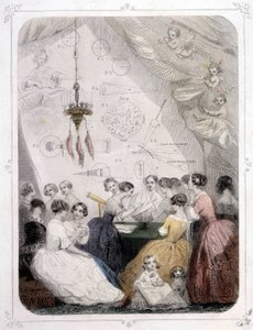 Damas Estudiando Astronomía - por Grandville