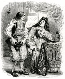 Le savetier et le financier: fábula de La Fontaine ilustrada por Grandville. de Grandville (1803 47)