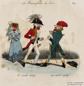 Les Metamorphoses du Jour, No. 8 de Grandville